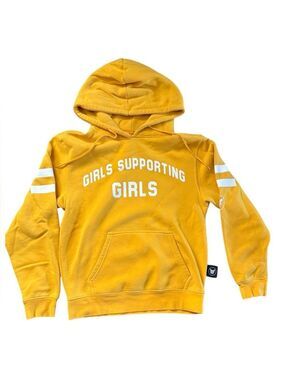 Fanjoy Yellow Girls Supporting Girls Hoodie Small